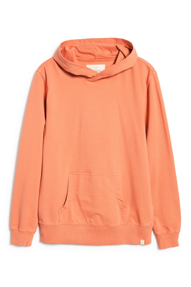Terry Pop Over Hoodie, Alternate, color, COPPER