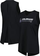 LEVELWEAR Women's Levelwear  Black Colorado Rockies Paisley Chase V-Neck Tank Top