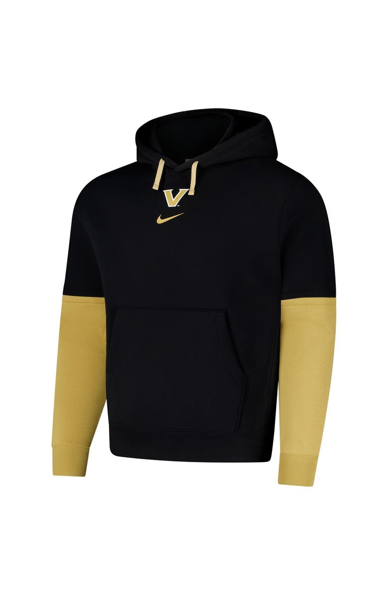 Nike Men's Nike Black Vanderbilt Commodores 2024 Sideline Club Fleece Pullover Hoodie, Alternate, color, Black