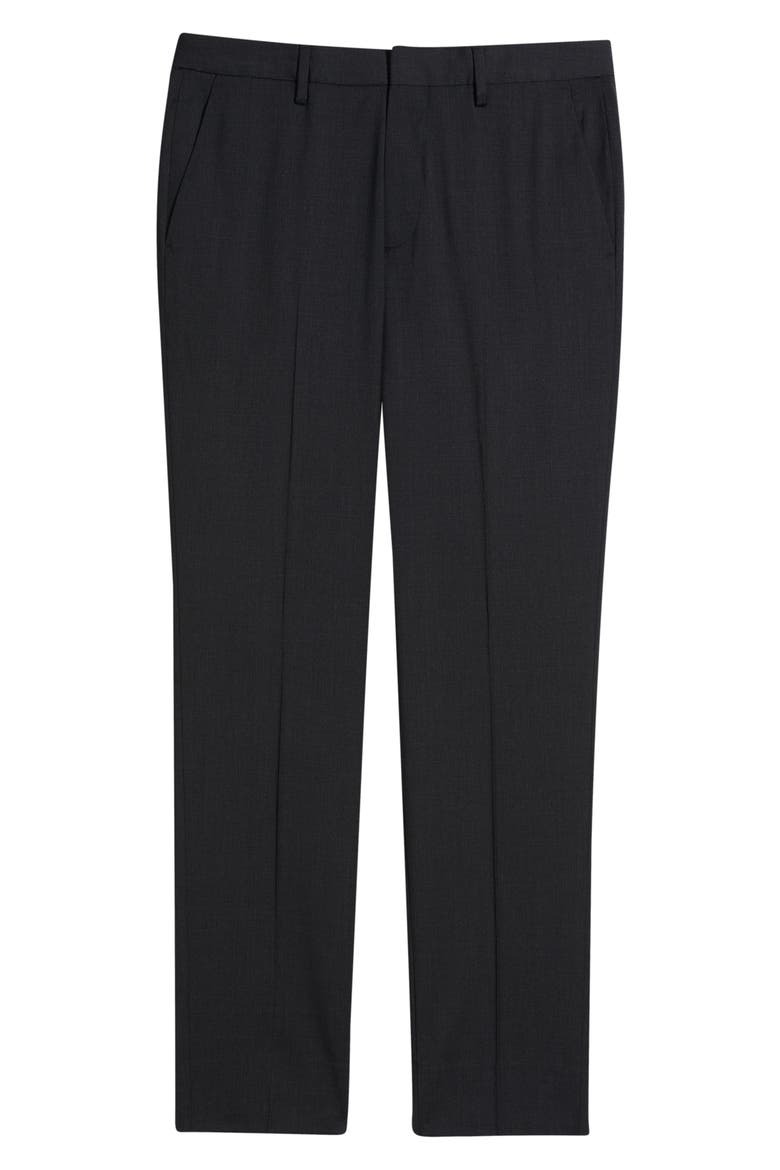 Jetsetter Athletic Fit Stretch Wool Suit Pants, Alternate, color, CHARCOAL