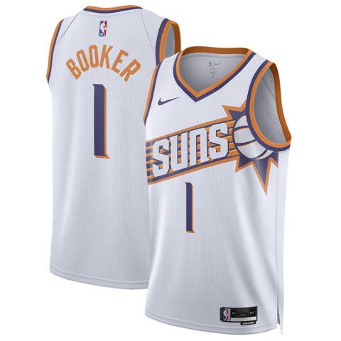 Unisex Nike Devin Booker White Phoenix Suns Swingman Jersey - Association Edition