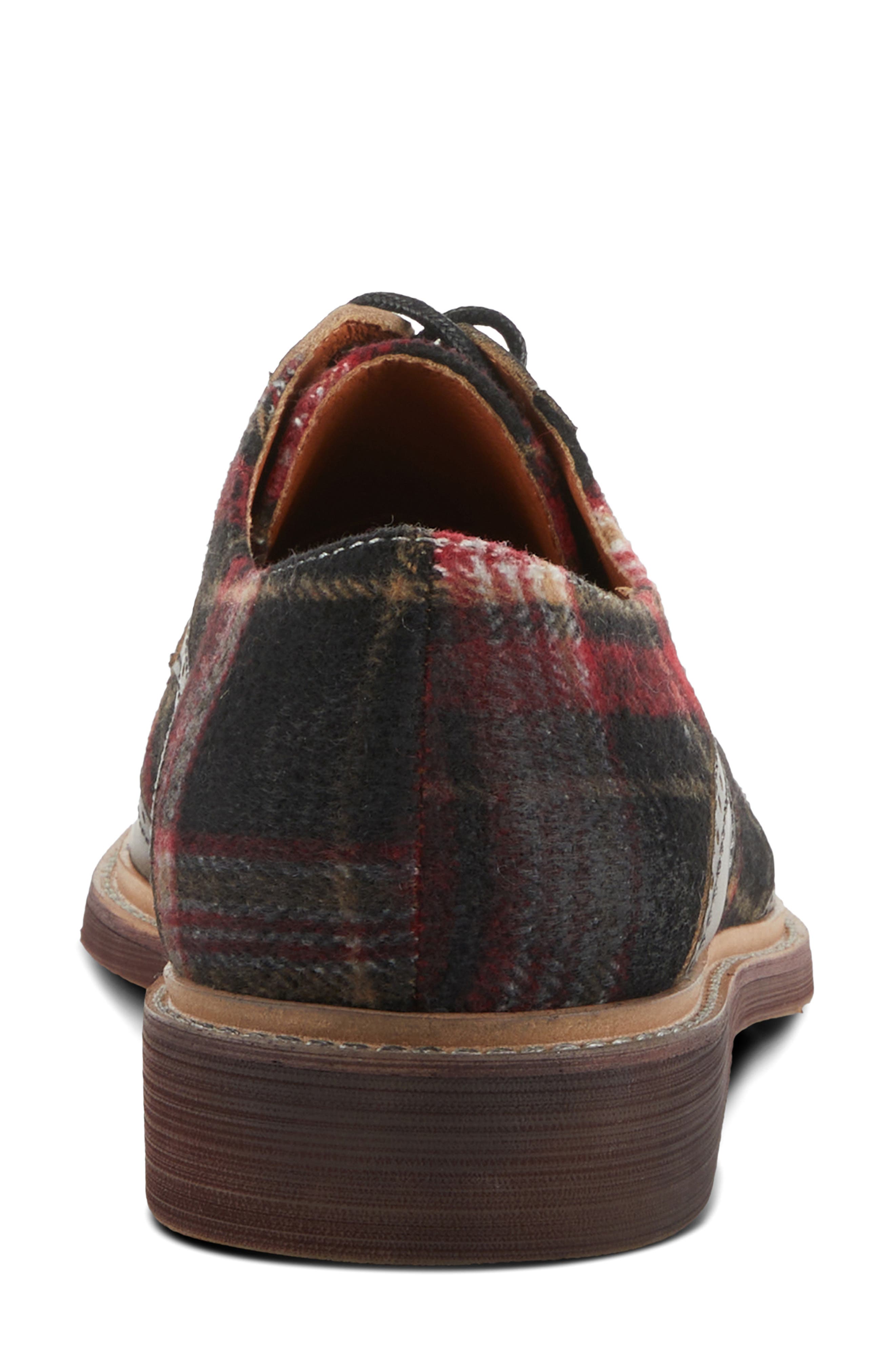 L'Artiste by Spring Step Thavo Plaid Derby, Alternate, color, Grey Multi