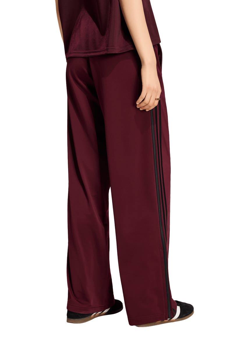 Loose Full Length Track Pants, Alternate, color, MAROON/ BLACK