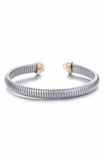 Adornia Omega Coil Cuff Bracelet
