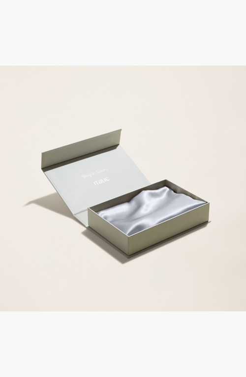 Italic Pure Mulberry Silk Pillowcase In Gray