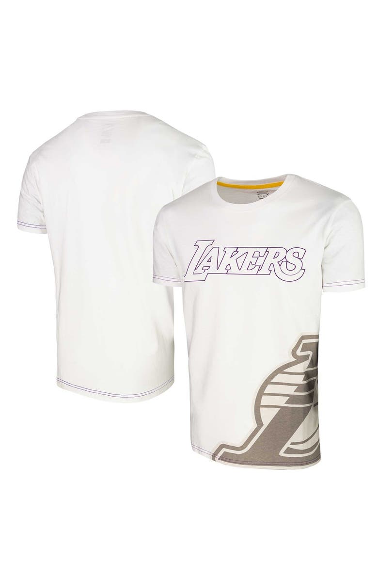 Stadium Essentials Unisex Stadium Essentials White Los Angeles Lakers Scoreboard T-Shirt, Main, color, White