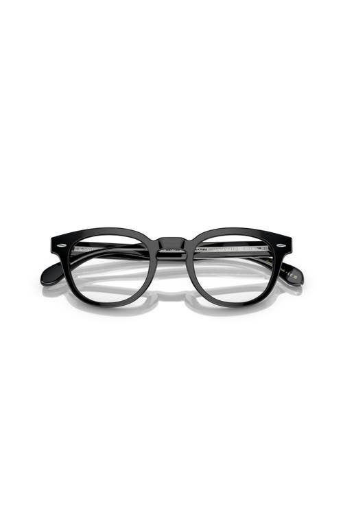 Oliver Peoples 49mm Phantos Optical Glasses In Black
