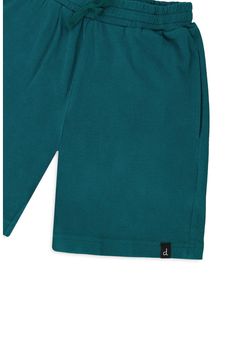 Organic Cotton Jersey Shorts, Alternate, color, Teal