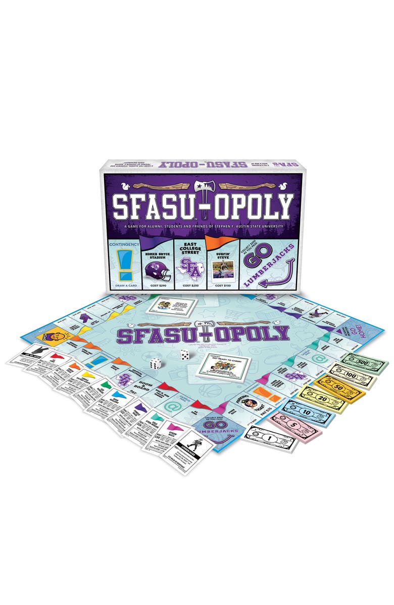 Late for the Sky Sfasuopoly Monopoly Board Game, Alternate, color, Multicolored