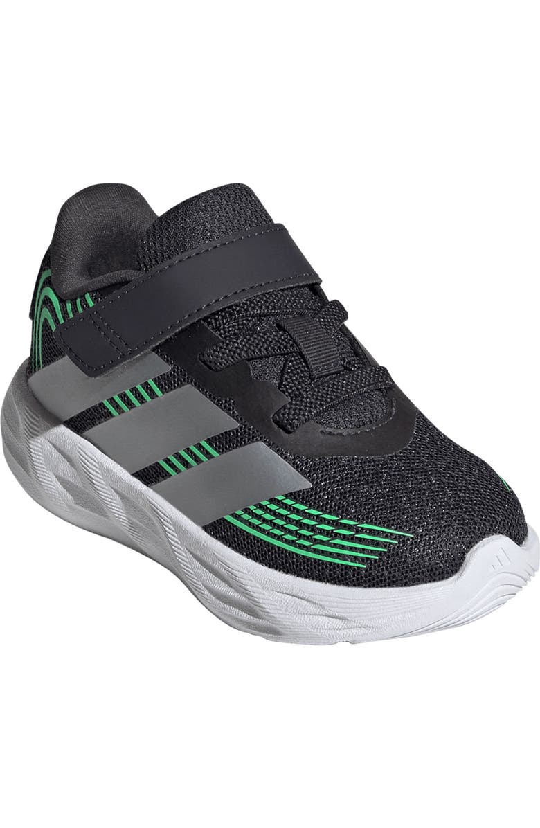 adidas Kids' Galaxy 8 EL Sneaker, Main, color, Grey/ Tech Grey/ Green