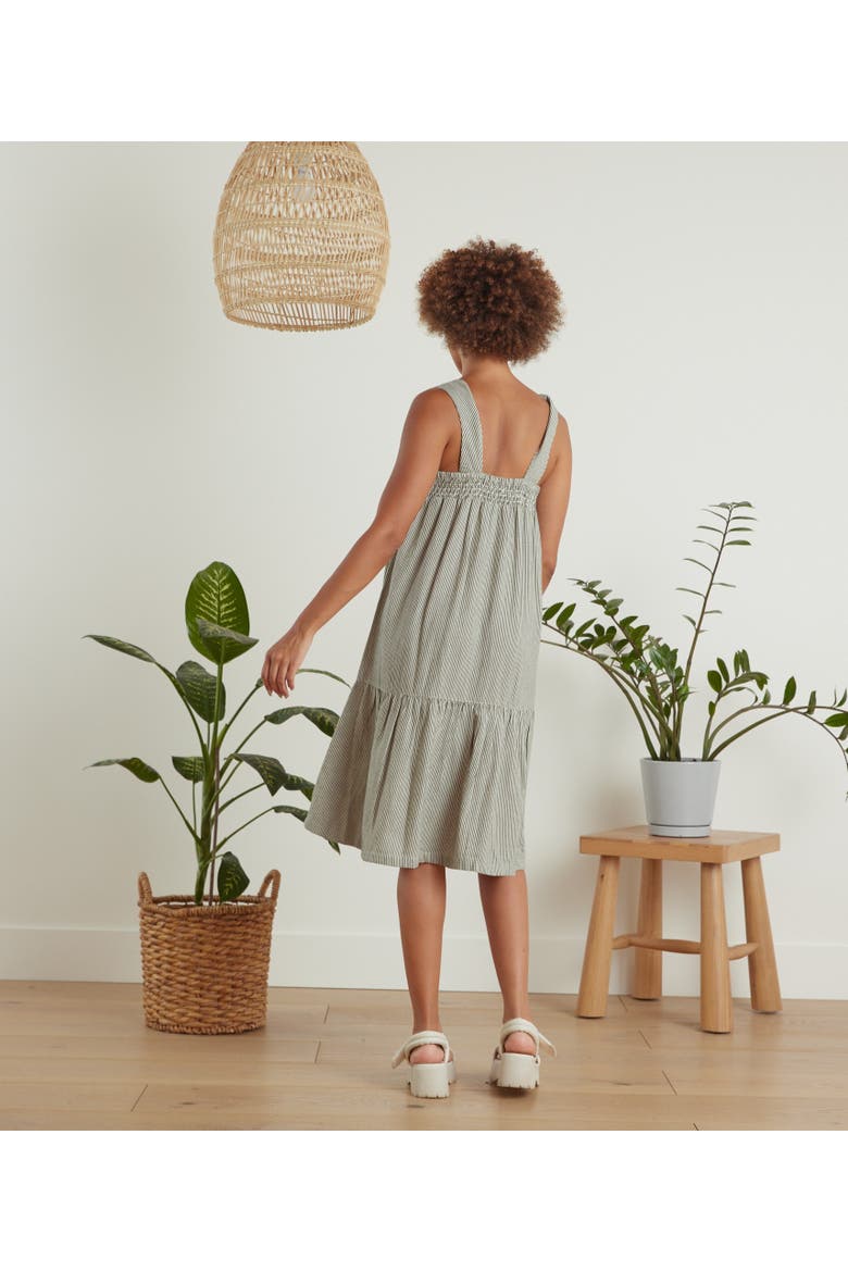 Amarillo Dress, Alternate, color, B&W Stripe