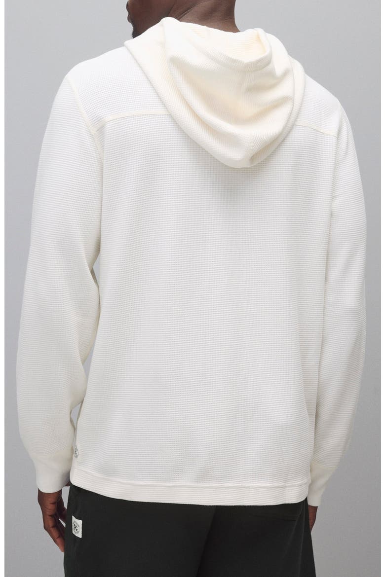Lightweight Waffle Stitch Hoodie, Alternate, color, CHAMPIONSHIP WHITE