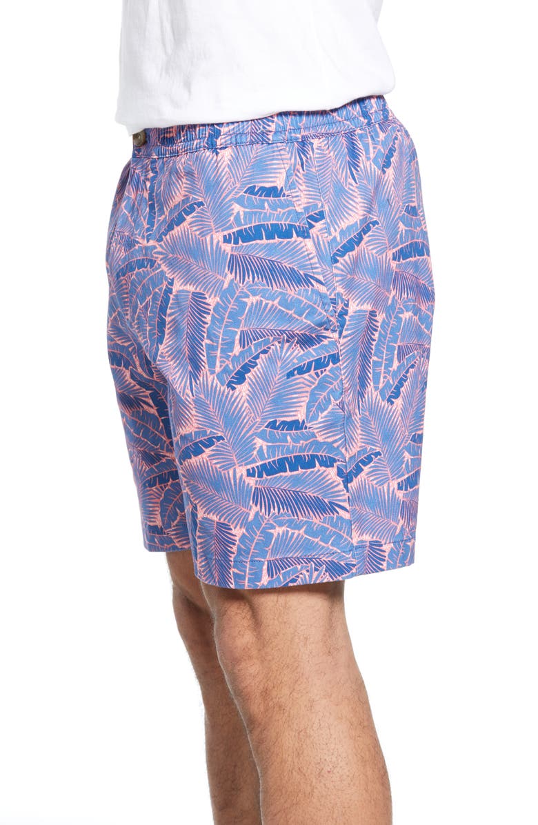vineyard vines Island Palms Breaker Shorts, Alternate, color, 