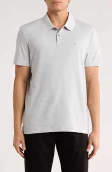 Calvin Klein Birdseye Heather Interlock Polo