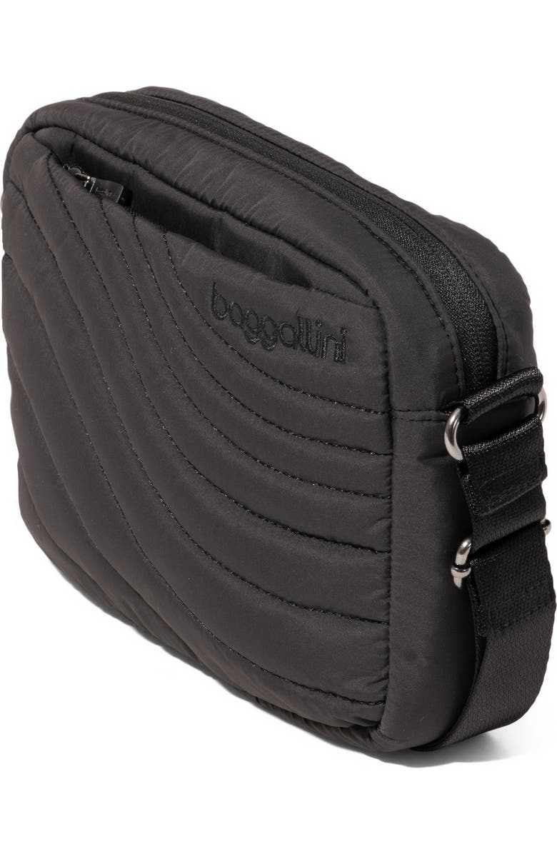 BAGGALLINI Set Wave Crossbody Bag, Alternate, color, Black Wave Puff