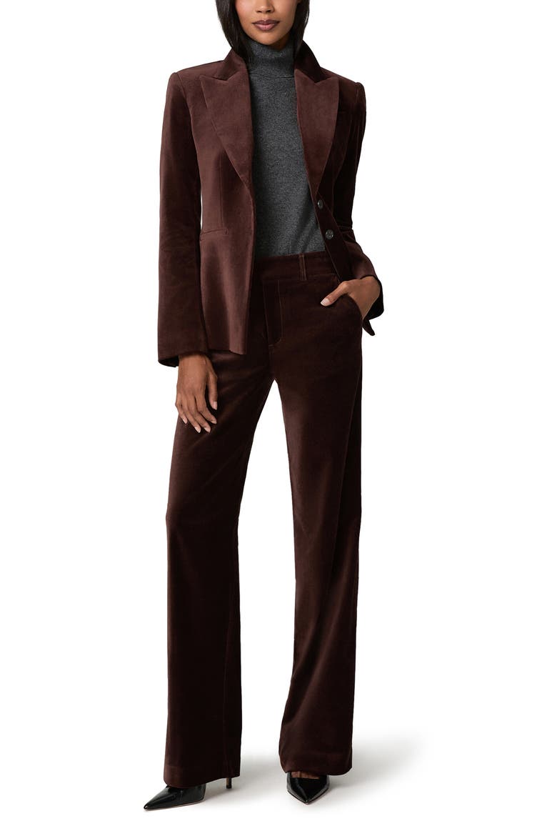 Sasha Wide Leg Trousers, Alternate, color, BURGUNDY