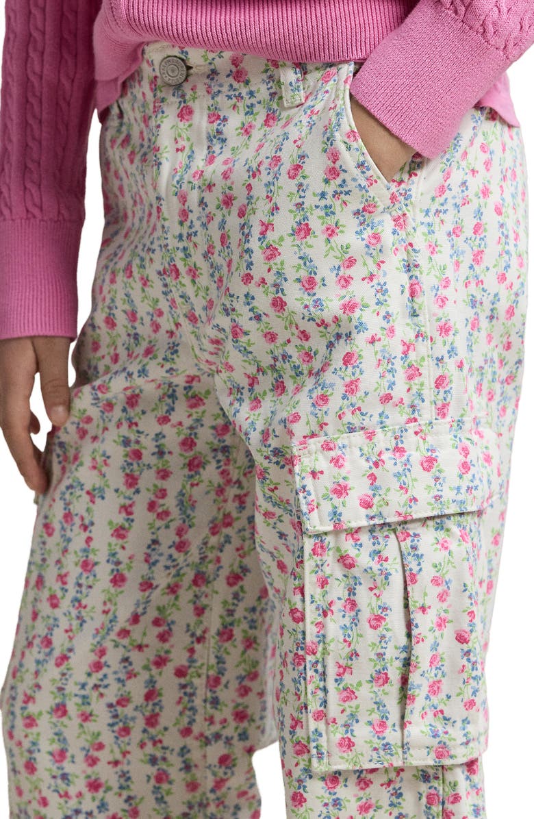 Polo Ralph Lauren Kids' Floral Cotton Canvas Cargo Pants, Alternate, color,