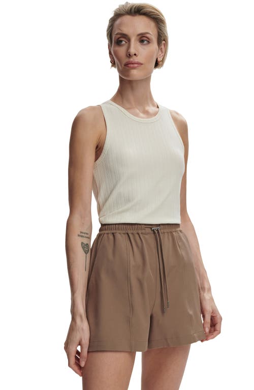 Varley Esmond Drawstring Shorts In Taupe Stone