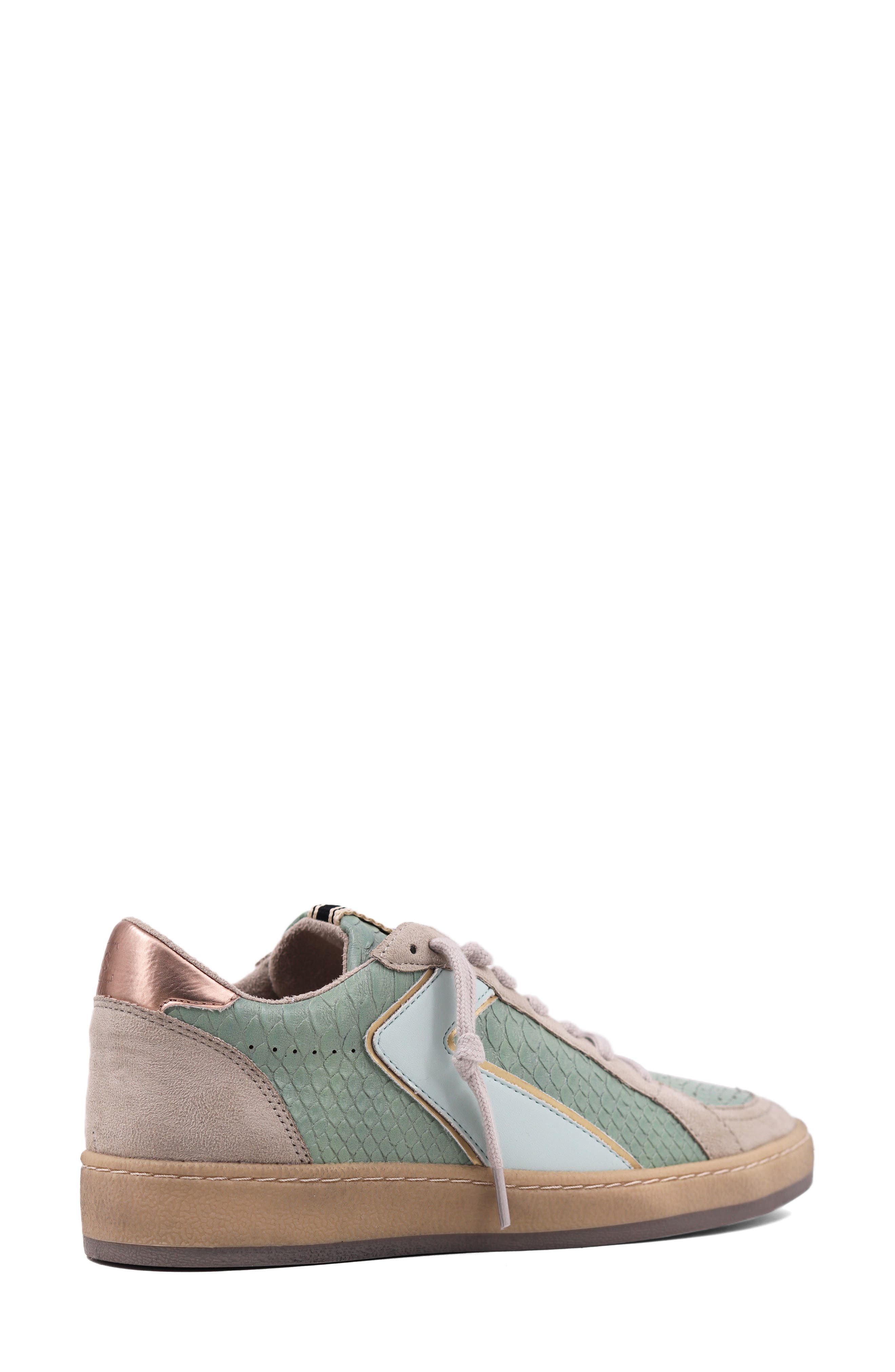 SHUSHOP Salma Low Top Sneaker, Alternate, color, Mint Snake