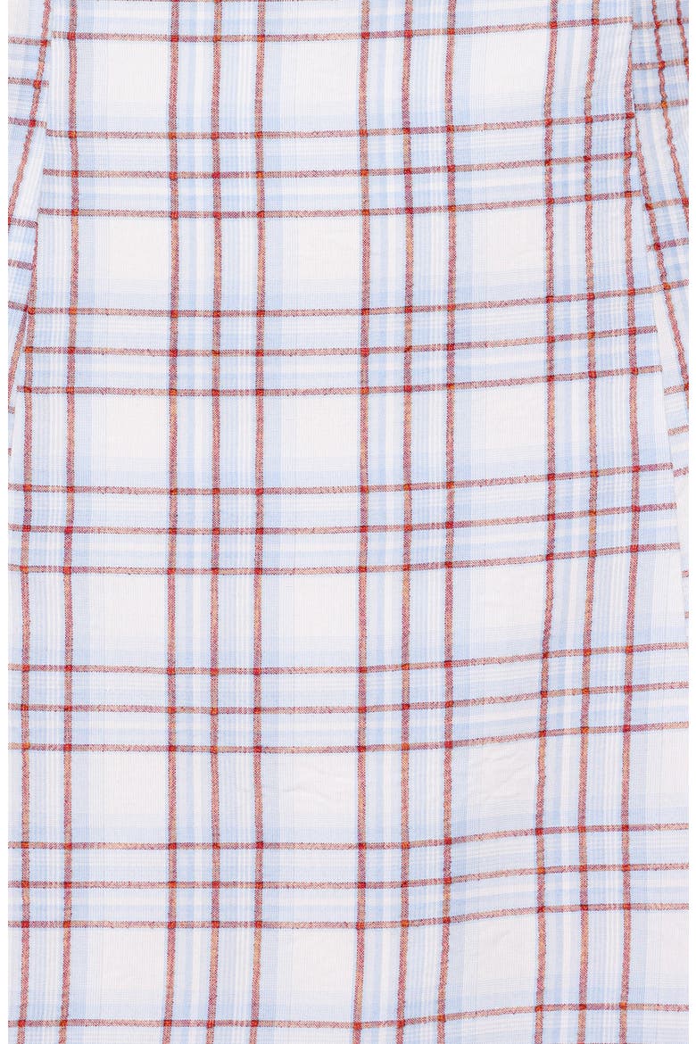 Circe Gingham Minidress, Alternate, color, LIGHT BLUE PLAID