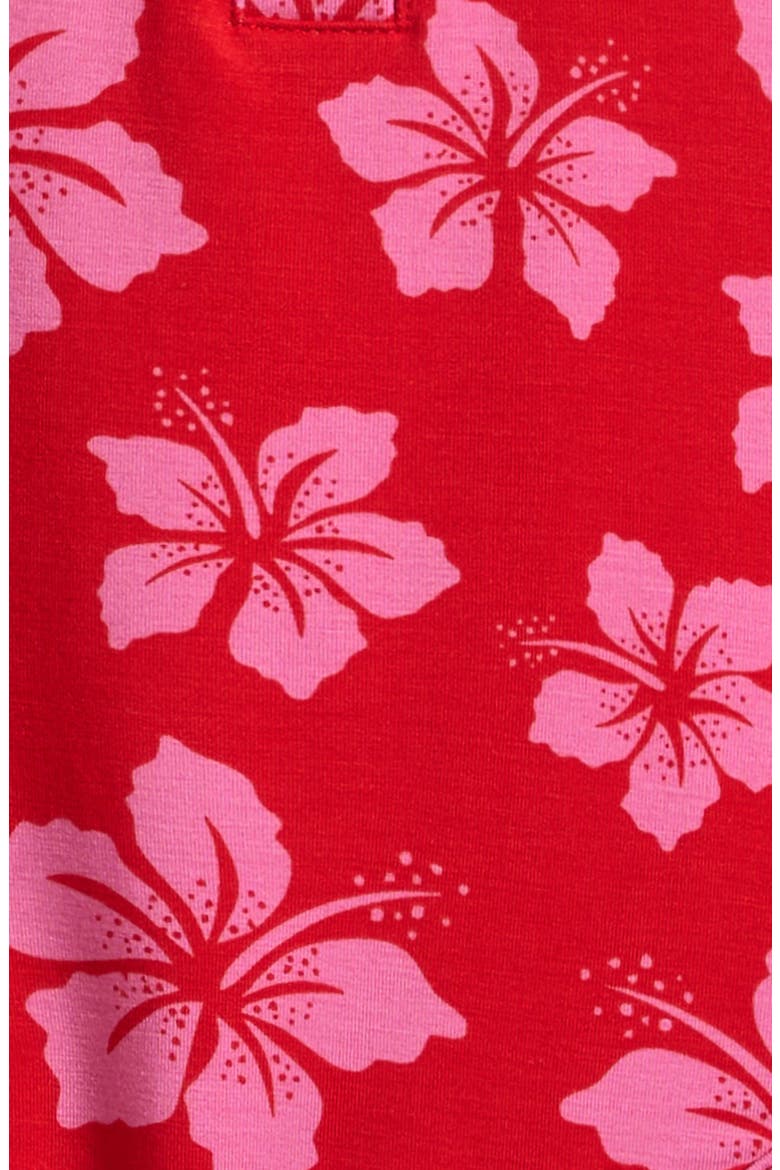 Flutter Sleeve Bodysuit, Alternate, color, RED