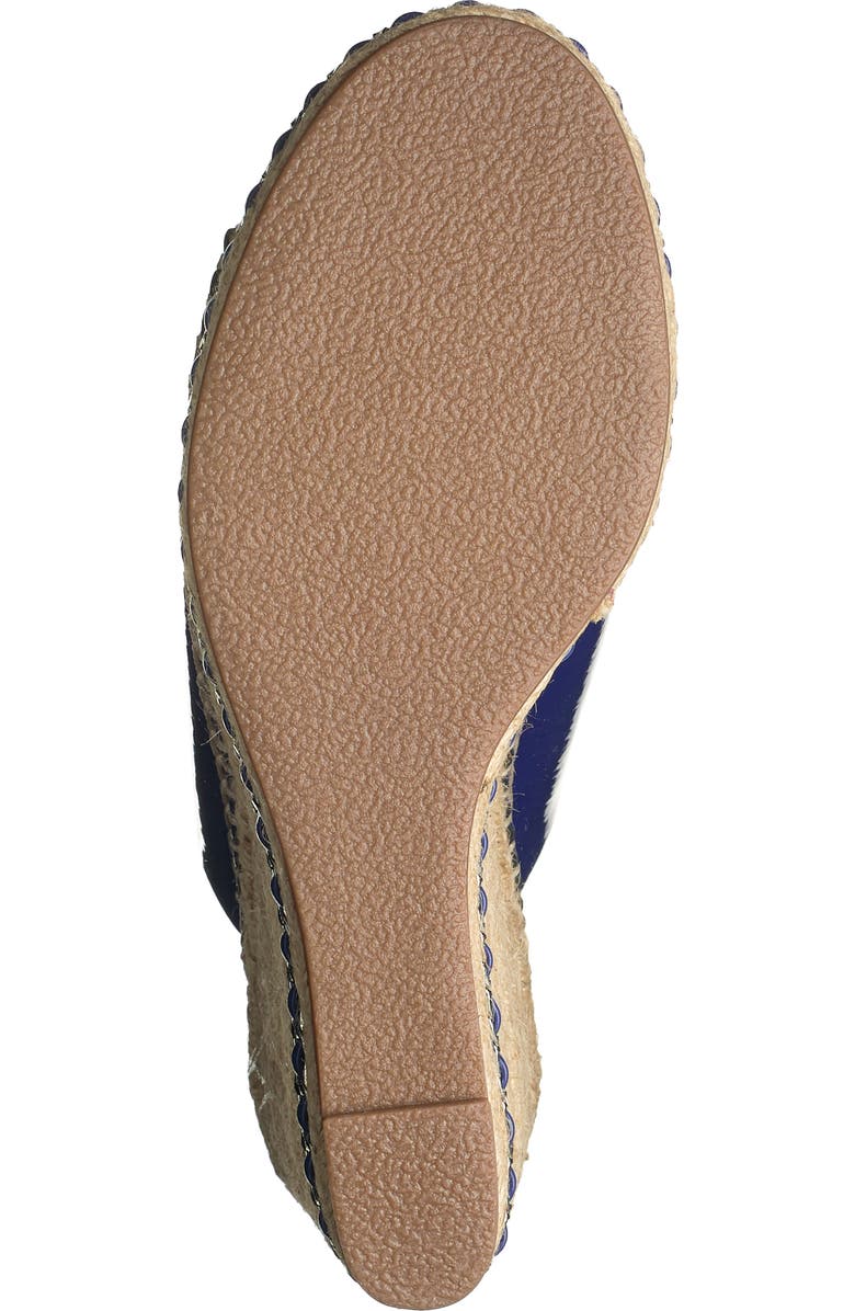 KARL LAGERFELD PARIS Azure Open Toe Wedge Espadrille Sandal, Alternate, color,