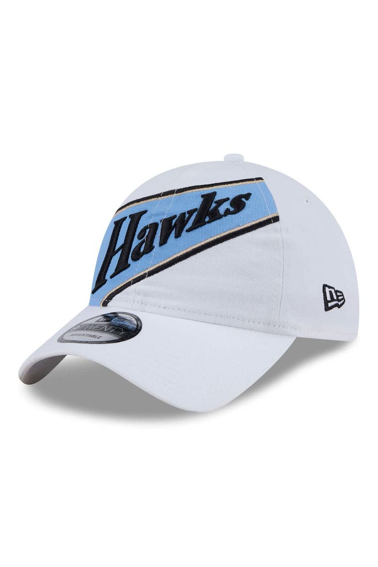 Men's New Era  White Atlanta Hawks 2024/25 City Edition 9TWENTY Adjustable Hat, Main, color, White