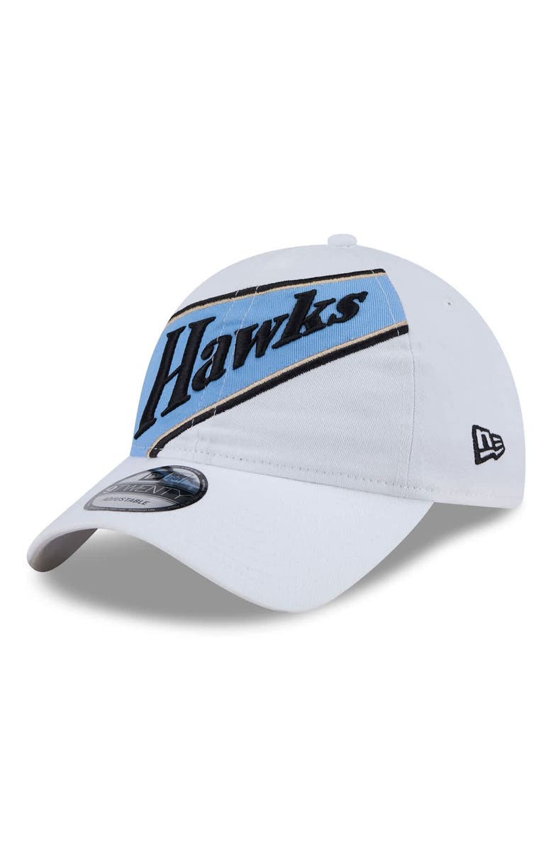 New Era Men's New Era White Atlanta Hawks 2024/25 City Edition 9TWENTY Adjustable Hat, Main, color,