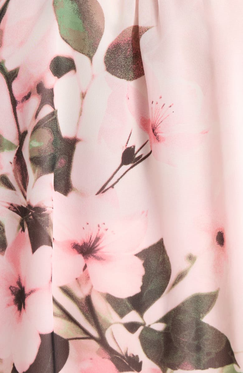 KASPER Print Flutter Sleeve Top, Alternate, color, Vanilla Ice Multi