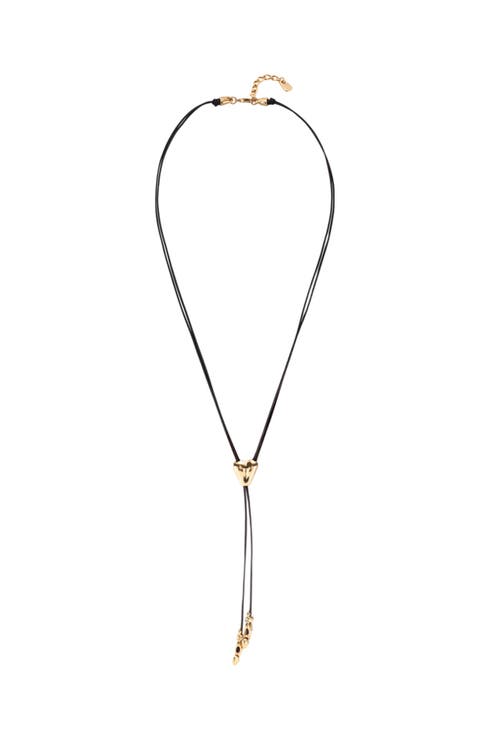 Heartline Leather Necklace