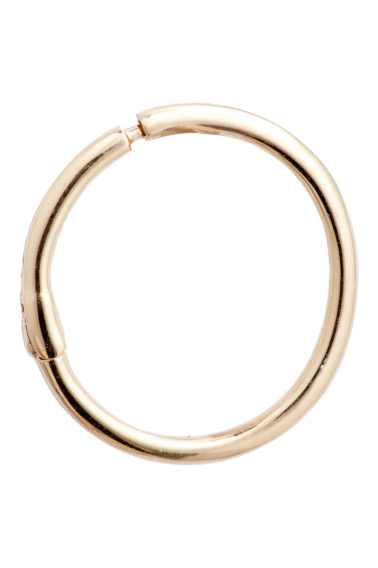 Classique Single Clicker Hoop Earring, Alternate, color, YELLOW GOLD