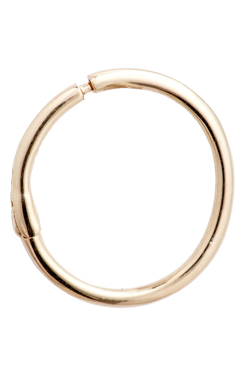 Anzie Mel Soldera Single Hoop Earring, Alternate, color, Yellow Gold