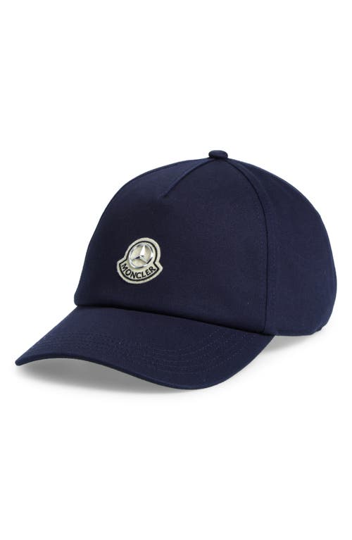 Moncler Genius Moncler X Mercedes-benz By Nigo Baseball Cap In Navy