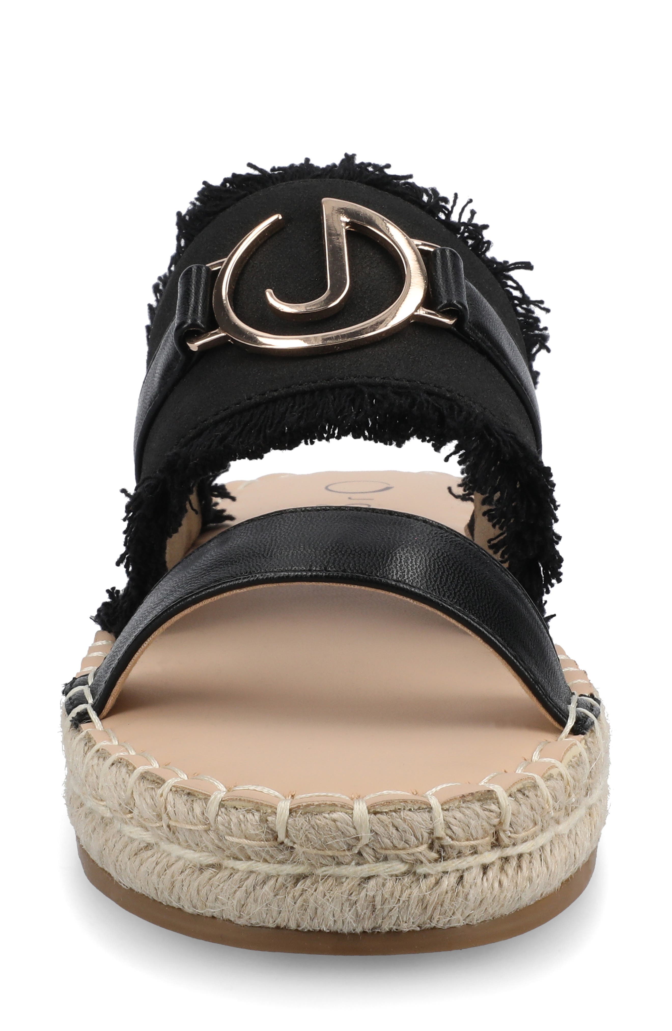 Journee Collection Keelee Espadrille Slide Sandal, Alternate, color, 