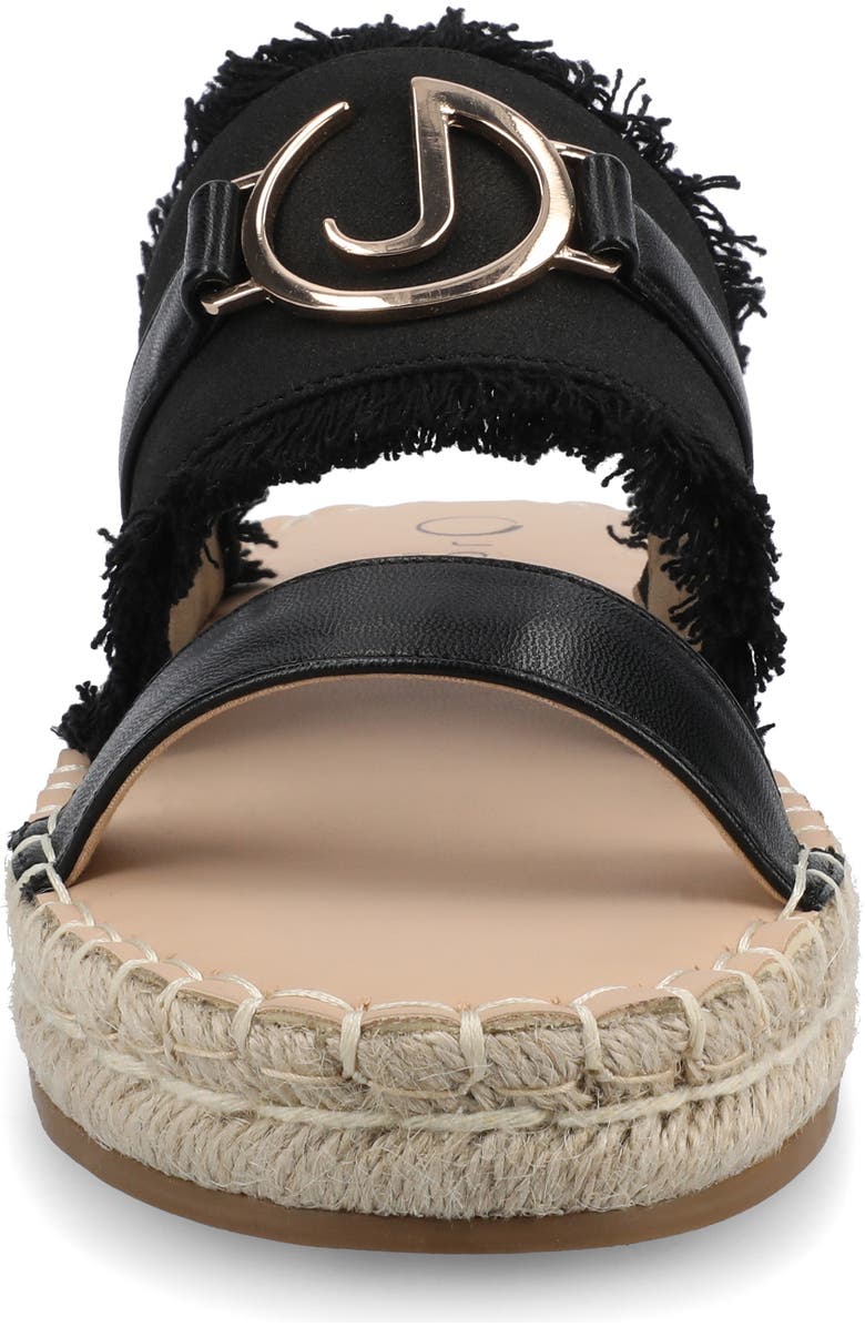 Journee Collection Keelee Espadrille Slide Sandal, Alternate, color,