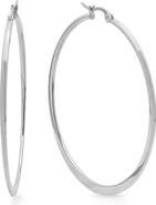 STEELTIME Slim Hoop Earrings