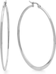 STEELTIME Slim Hoop Earrings