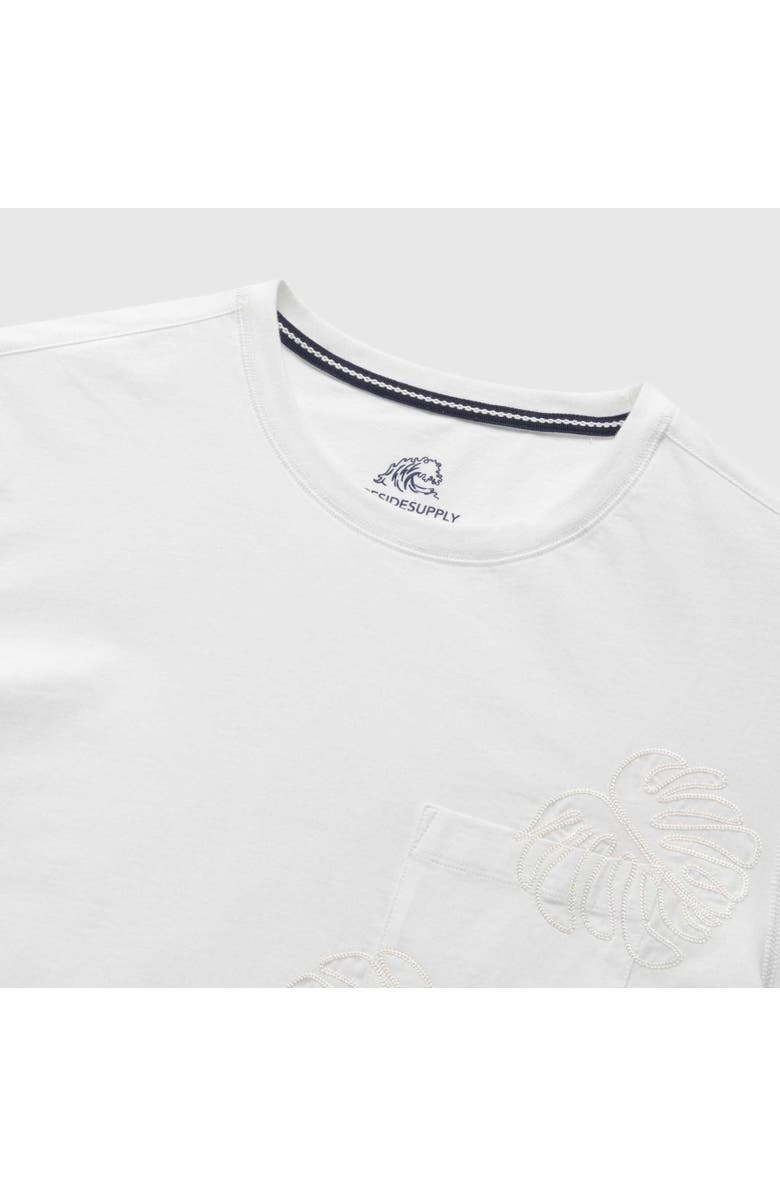 Surfside Supply Co. Chris Embroidered Tee, Alternate, color, White