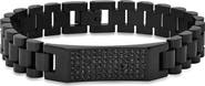 STEELTIME Men's Simulated Diamond Link Bracelet