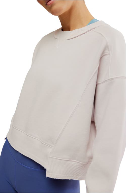 FP MOVEMENT BY FREE PEOPLE FP MOVEMENT BY FREE PEOPLE FP MOVEMENT INTERCEPT COTTON BLEND SWEATSHIRT 