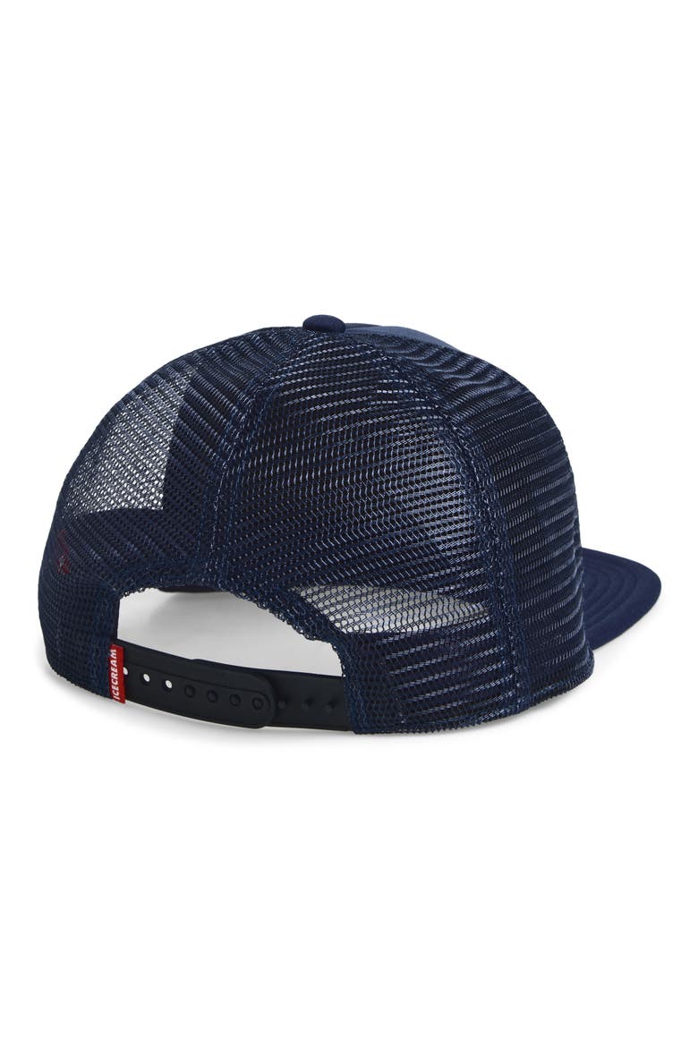 Hoops Trucker Baseball Cap, Alternate, color, PATRIOT BLUE
