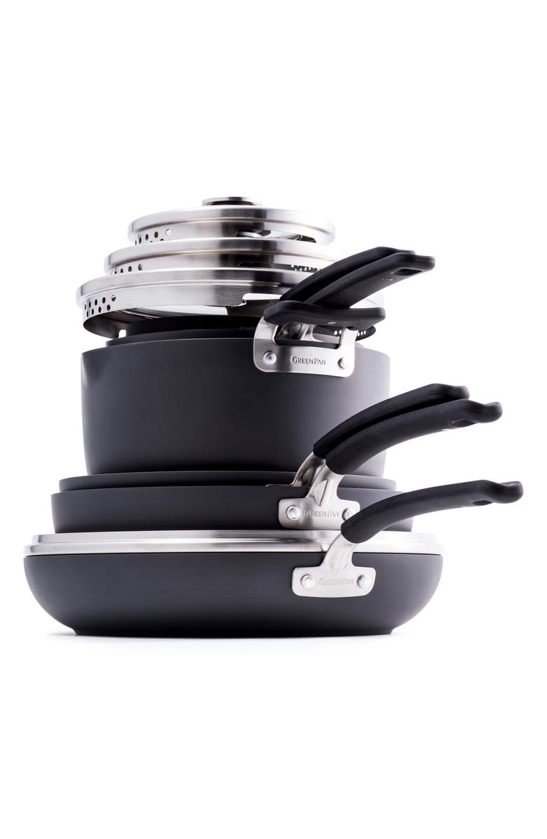 GreenPan Levels 11-Piece Anodized Aluminum Ceramic Nonstick Cookware Set, Alternate, color, 