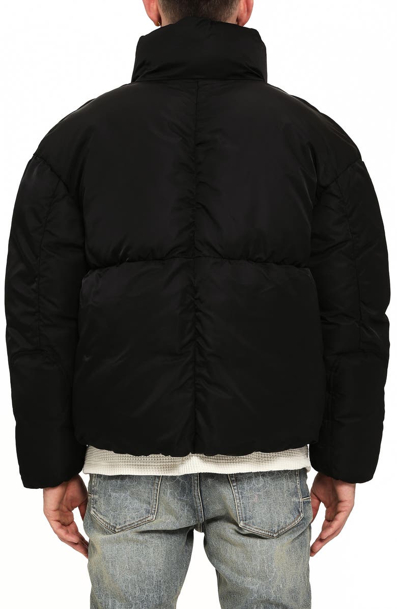 PURPLE BRAND Down Puffer Jacket, Alternate, color, Black