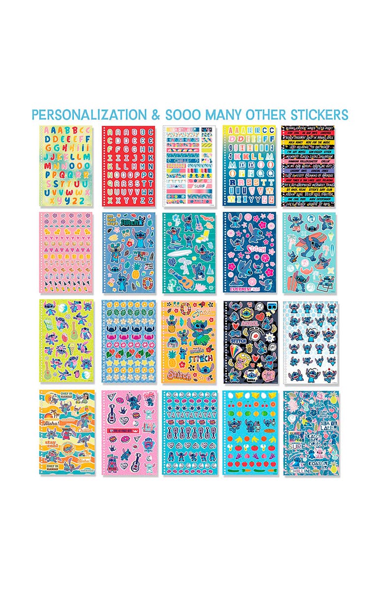 Fashion Angels Disney Stitch Sticker Collector Book 1000+ Themed Stickers, Alternate, color, Multicolored