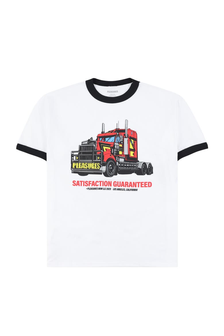 Big Load Cotton Ringer T-Shirt, Alternate, color, WHITE