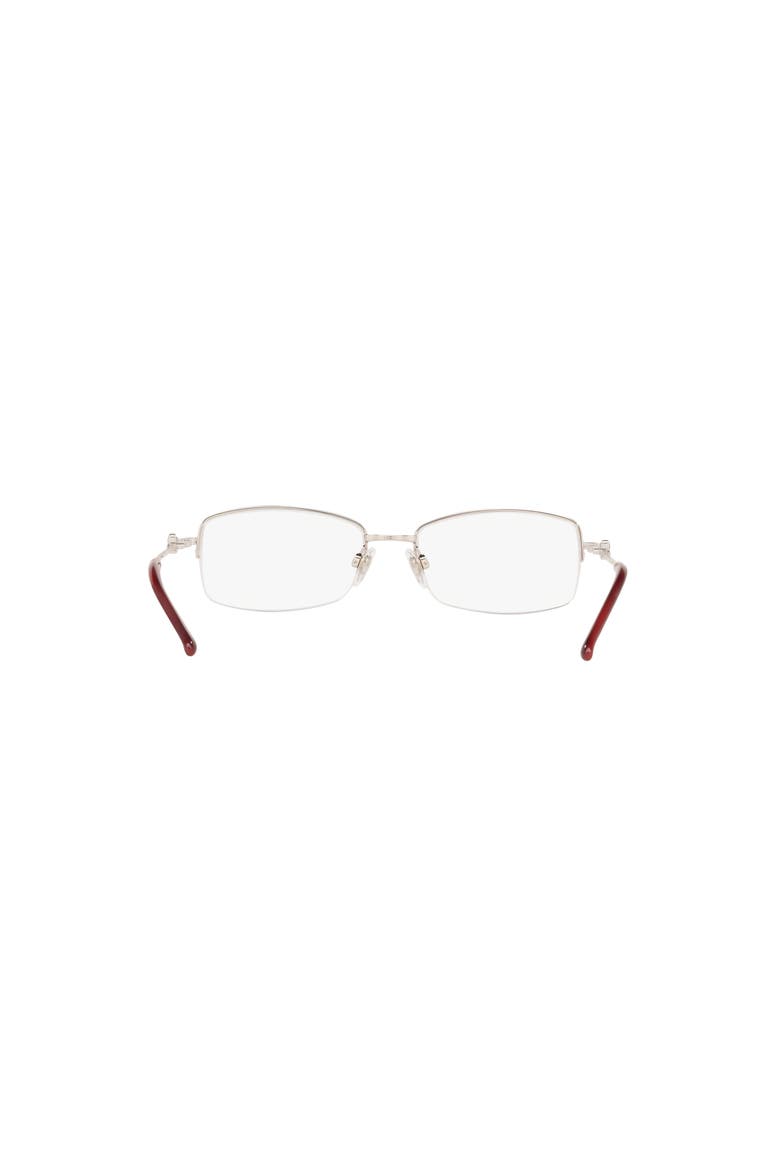 51mm Square optical glasses, Alternate, color, Silver