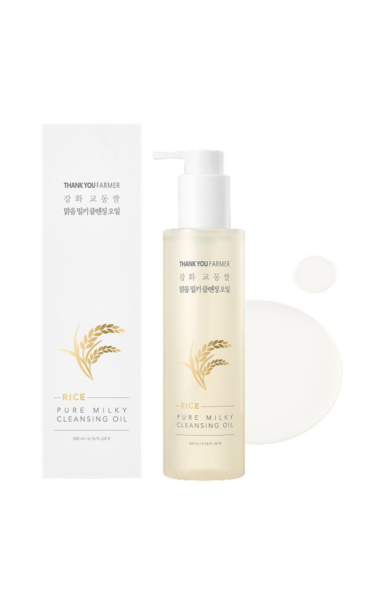 THANK YOU FARMER Rice Pure Milky Cleansing Oil, Alternate, color, Clear