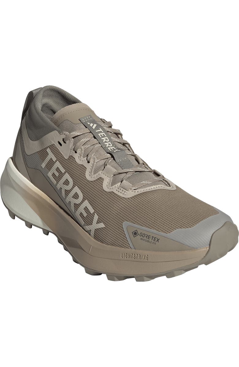 adidas Terrex Agravic Gore-Tex<sup>®</sup> Trail Running Shoe, Main, color, Blanch Cargo/ Alumina/ Beige