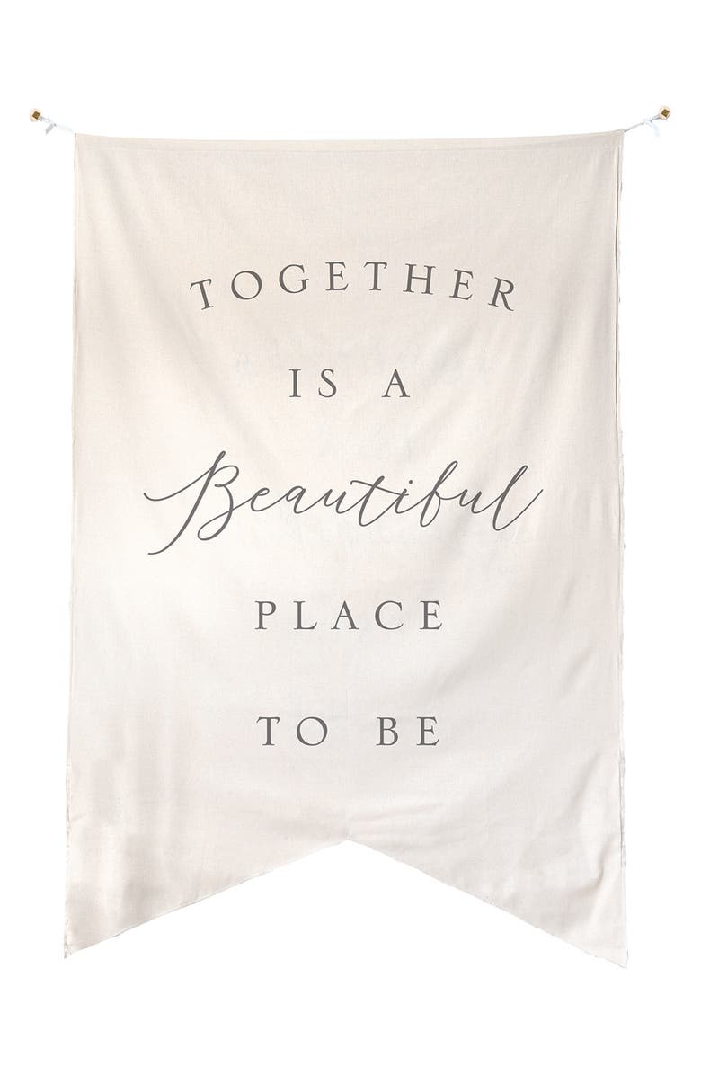 STYLE ME PRETTY Gartner Studios Quote Backdrop Banner, Main, color, 