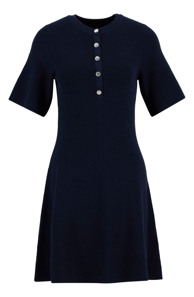 Barbour Camille Rib Knit Dress, Alternate, color, Dark Navy